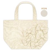 特価商品　pink trick　サブバッグ(ミニリボン／エクリュ)