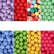 10mm アクリル 穴ありデコパーツDIY ビーズパーツ デコ素材 手芸材料 チェーンパーツ アクセサリーパーツ