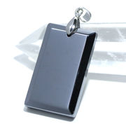 ☆高品質☆【ペンダントトップ】テラヘルツ鉱石 スクエア (約35x20mm)