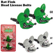 Rat Fink ラットフィンク ヘッド ライセンス ボルト