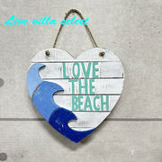 ハート型LOVE THE BEACHテキストボード