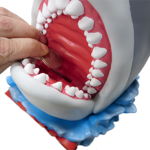 JAWS グレートホワイトシャーク フィギュア バンク 【ジョーズ 貯金箱