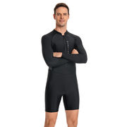 2024新作 メンズ ワンピース水着 夏 日焼け防止 競泳 XNL24-04 S