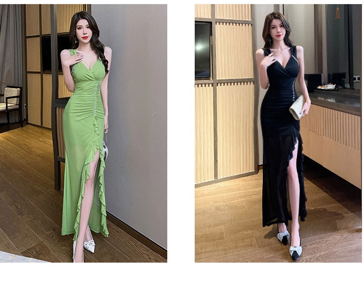 未使用タグなし　クリーム　ロングドレス　お水キャバ結婚式　カラオケ 未使用タグなし クリーム ロングドレス お水キャバ結婚式 カラオケ