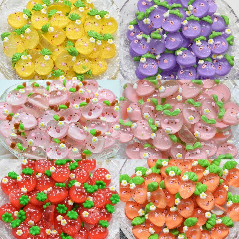 ミニデコパーツ クラフト 手芸DIY アクセサリー材料 靴バッグ装飾 樹脂  