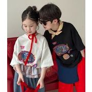 2025新作　キッズ　トップス　MXM　Tシャツ　半袖　90-150CM　２色
