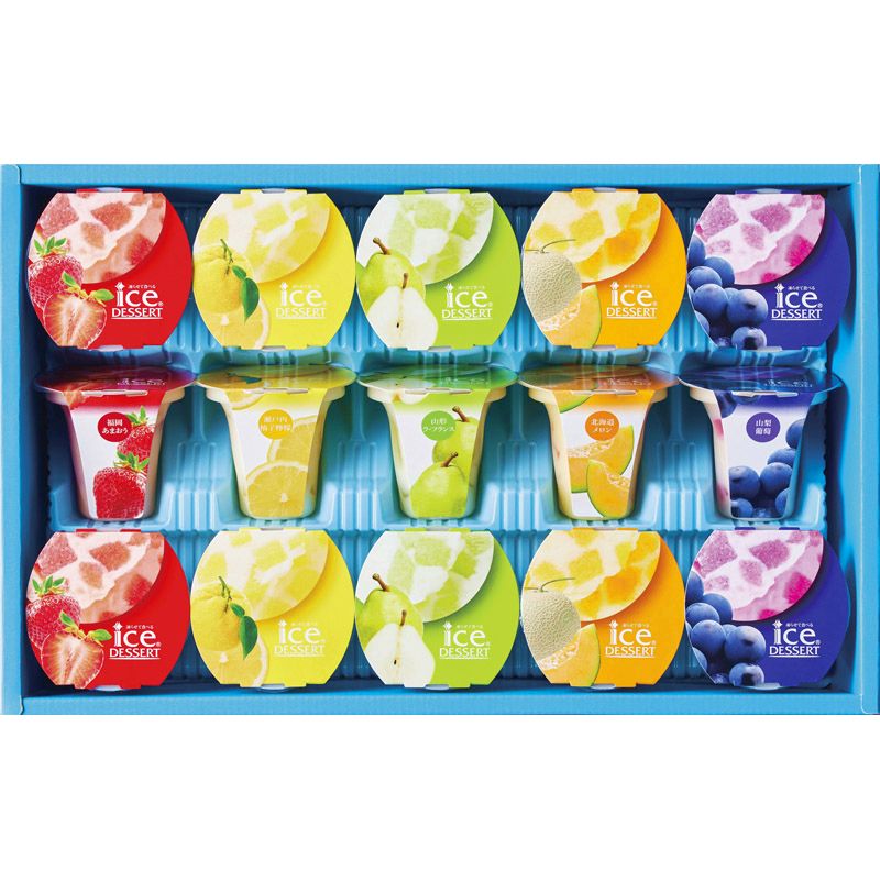 ひととえ 凍らせて食べるアイスデザート～国産フルーツ入り～ IDE-30