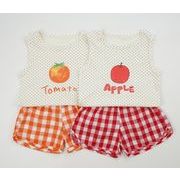 【2点セット】2025春夏新作 子供服  ベビー服  アパレル    袖なし   tシャツ  +ショットパンツ   男女兼用