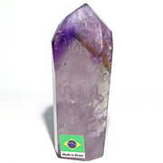 ファントムアメジスト 天使の指紋入り ポイント 置物 amethyst  紫水晶