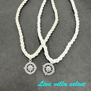 ビースのマリンネックレス