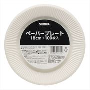ペーパープレート１８ｃｍ　１００Ｐ