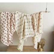 かわいい動物柄 ベビーガーゼケット 綿100％ 二重/四重 おくるみ