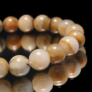 【一点物】ブレス　フェナカイト＜ブラジル産＞　AAランク　丸　約8.5mm　証明書付き