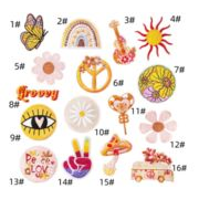 爆売れ超特価 文芸DIY アクセサリー 刺繍ワッペン アイロンワッペン 補修パッチ