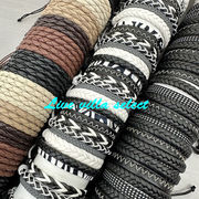 シンプルレザーブレス