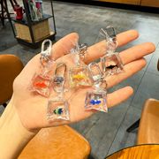 8色　金魚キーホルダー　キーチェーン　ファッション　金魚記念品   スマホチェーン　金魚雑貨
