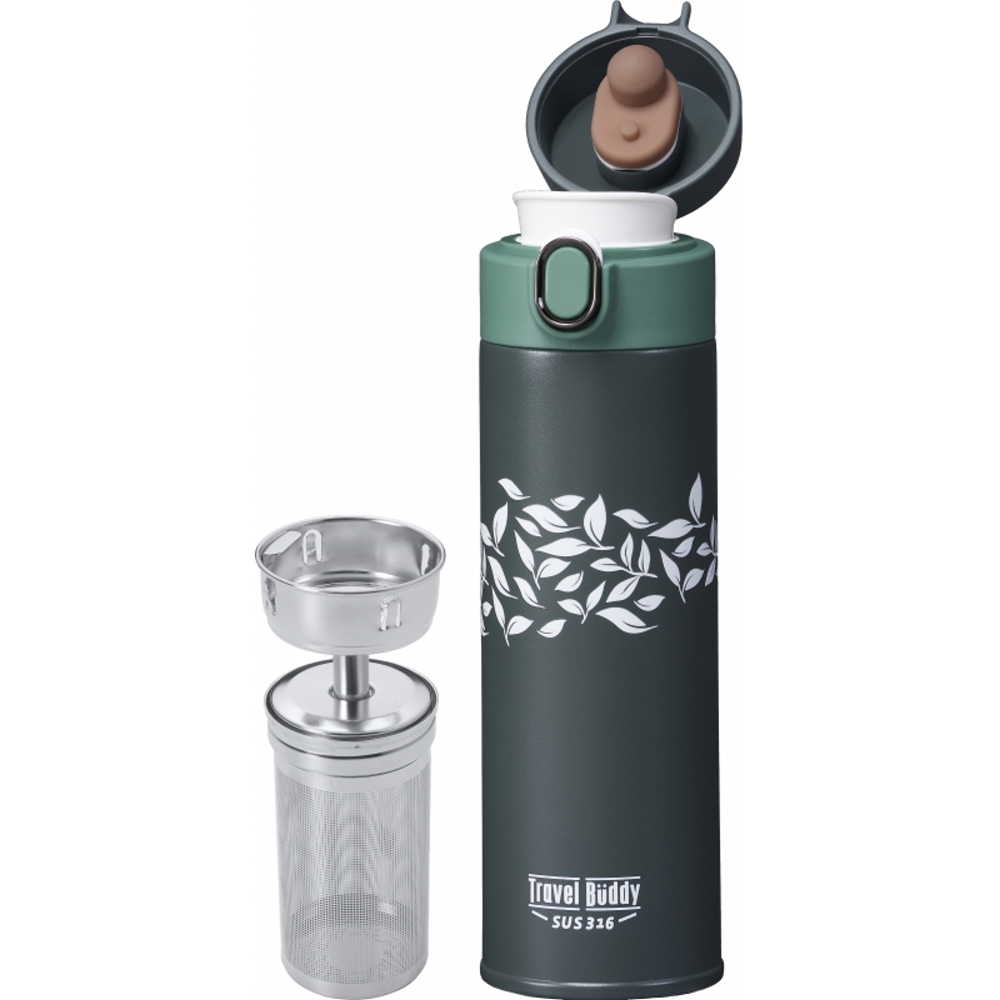 ST-483 超軽量SUS316抽出フィルター付き真空保温カップ 480cc【送料無料】【在庫あり】【直送可】