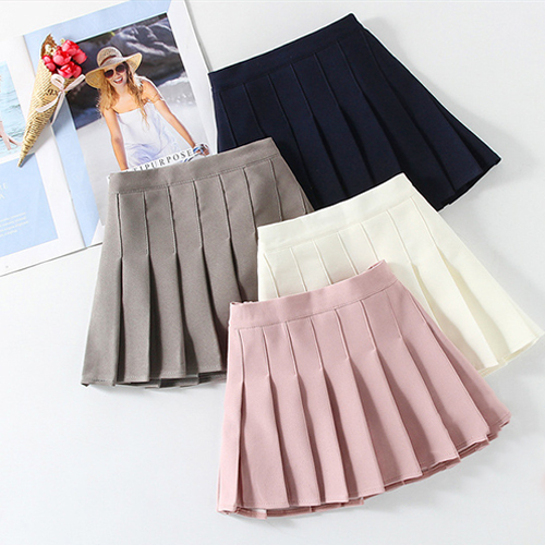 【一部即納】選べる6色 キッズプリーツスカート100-170