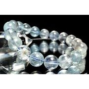 【１点物】南アフリカ産◇ライトカラー ブラックアクアマリン 10.5mm ブレスレット _MA2368