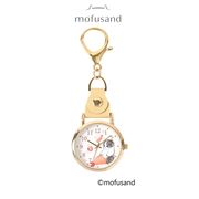 【腕時計】mofusand 水彩ドットKCウォッチ YE えびにゃん