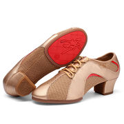 ベリーダンス 社交ダンス ダンスシューズ ラテンダンス レディース 少女 ダンス靴 練習靴 4.5cmヒール