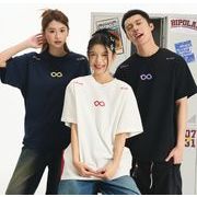 2025新作  トップス   ラウンドネック  半袖Tシャツ   ストリート系  夏服  男女兼用
