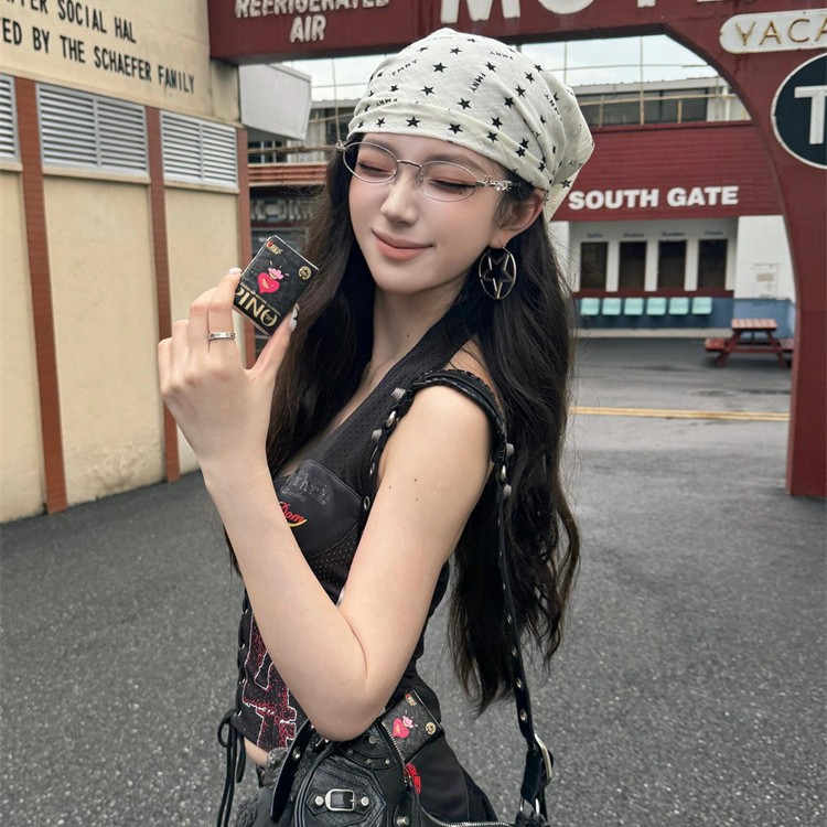 [OPEN YY] YY STRIPE スカーフ★新作・24AW★人気★韓国★ 星スカーフ レディース 韓国ファッション 春夏 Y2K | 卸売・ 問屋