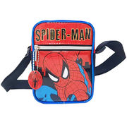 スパイダーマン 縦型ショルダーバッグ (横向き)