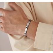 デザインブレスレット アクセサリーステンレス チェーン  ステンレス ブレスレット★ 2025.6.15