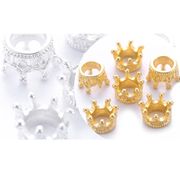 アンティークパーツ/高品質/立体クラウン/ペンダント/王冠チャーム/最安値＆当日出荷
