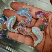 アクリル ビーズパーツ デコパーツDIY カスタムボールペン対応 デコ素材 手芸材料 チェーンパーツ