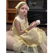 2025夏新作 韓国子供服 子供服 ベビー服  キッズ服 夏服  ワンピース90-140CM