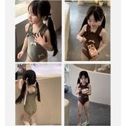 韓国風子供服★子供水着★キッズ水着★連体水着★子供用★オールインワン★水着★2色90-140