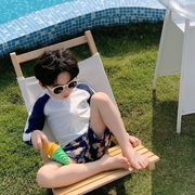 韓国風子供服★子供水着★キッズ水着★男の子★連体水着★子供用★オールインワン★水着★90-140