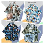 2025春夏メンズ服 カジュアル系 ワイシャツ 韓国風 Ｔシャツ トップス カーディガン 4色展開[M~3XL]