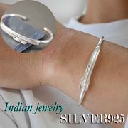 【シルバー925】 巾着付き シルバーアクセサリー リング 指輪 フリーサイズ インディアンジュエリー IDB-5