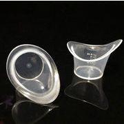 洗眼カップ 4個セット 目洗う アイカップ 10ml シリコン製 クリーニングカップ アイカップ 目盛り付き 透明