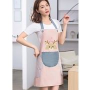 エプロン 防水   おしゃれ かわいい シンプル  調理実習  軽い 女の子 キッチン 料理 調理 掃除 汚れ防止