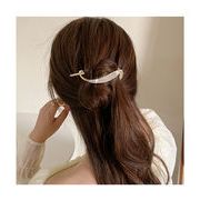 ポニーテールヘアピン フラットヘアピン フロッグバックルヘアピン 気質ヘアアクセサリー