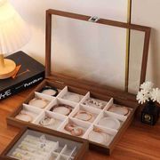 大きいレトロブレスレット保管ボックス★指輪ー収納ボックス★防塵ブレスレット＆リング収納ボックス