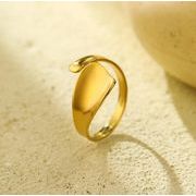 上品18Kリング  ステンレス 指輪 男女兼用 サージカルステンレス316Lリング Stainless 指輪 夏★2025.7.4