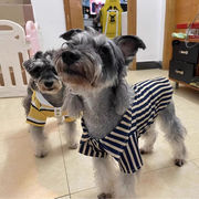犬用ストライプシャツ、ペット服、猫と犬用シャツ、ペット用品、犬用服、犬用トップス