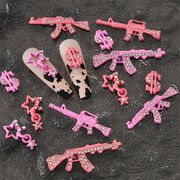 合金 ネイルパーツ DIY素材 デコパーツ 貼り付けパーツ  手芸材料 装飾品 アクセサリーパーツ