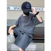 夏新品   子供服  男の子  キッズ   トップス+ズボン   カジュアル  夏服