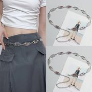 ベルト ウエストチェーン ファッション ドレス ジーンズ ベルト パンツチェーン