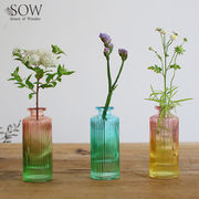 【パディマ限定　特別SALE】■SOW■　プチフラワーベース　ストライプグラデーション