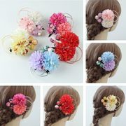 【和風髪飾 】夏祭り　着物浴衣　 和風ヘアピン　へアアクセサリーYH00019