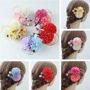【和風髪飾 】夏祭り　着物浴衣　 和風ヘアピン　へアアクセサリーYH00025