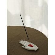 大HITアイテム再入荷  線香置き 陶製香座 手型デザイン 居間用 装飾品