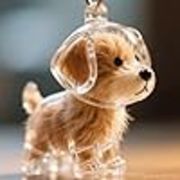 １と２番在庫ありペットの記念品の陳列ケース、犬の毛の貯蔵のびん、創造的な犬の毛皮容器愛犬の毛